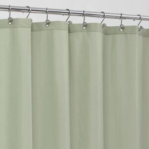 Elegant Sage Colored Shower Curtain